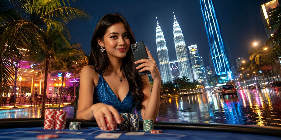 Antara muka permainan poker gaya Melayu di Kuala Lumpur pada platform 9001